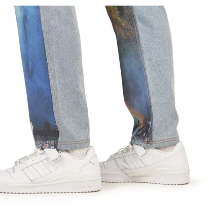 Pleasures Prelude Printed Denim Pant (Blau)