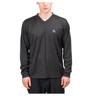 Stüssy Soccer V-Neck Longsleeve (Schwarz)