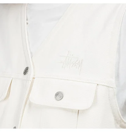 Stüssy WMNS Canvas Work Vest (Cream)