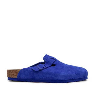 Birkenstock Boston Suede Leather Brights (Blau)