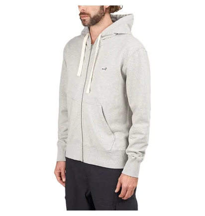 Edmmond Studios Duck Patch Zip Hoodie (Grau)