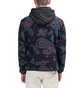 Aries Paisley Half Zip Fleece Hoodie (Schwarz)