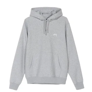 Stüssy Stock Logo Hoodie (Grau)