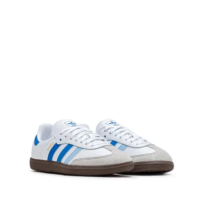 adidas JUNIOR Samba OG (Weiss / Blau)