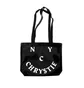 Chrystie NYC Smile Logo Tote Bag (Schwarz)