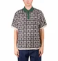 adidas x Brain Dead Polo (Beige / Grün)