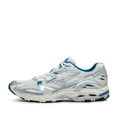 Mizuno Wave Rider 10 (Beige / Silber / Blau)