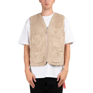Pop Trading Company Harold Reversible Vest (Beige)