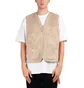 Pop Trading Company Harold Reversible Vest (Beige)