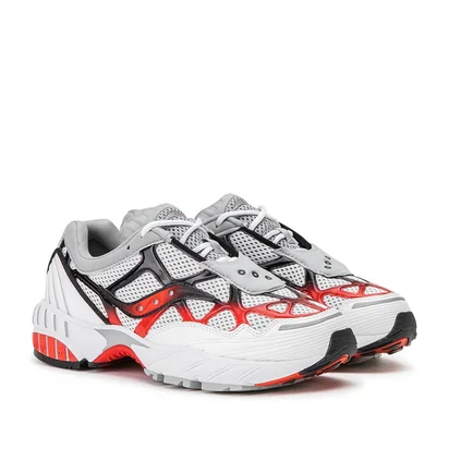 Saucony Grid Web (Weiß / Rot / Schwarz)