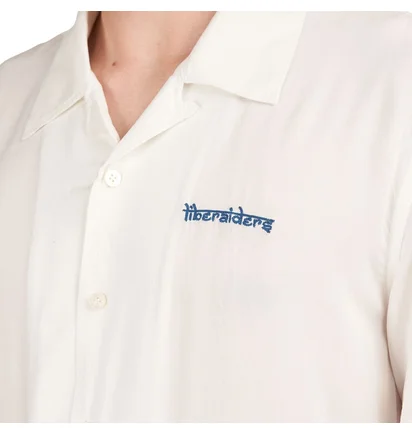 Liberaiders Wisdom Eyes Rayon Shirt (Weiß)