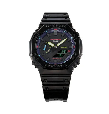 Casio G-Shock GA-2100RGB-1AER (Schwarz / Multi)