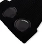 C.P. Company Extra Fine Merino Wool Goggle Beanie (Schwarz)