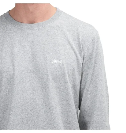 Stüssy Stock Longsleeve (Hellgrau)