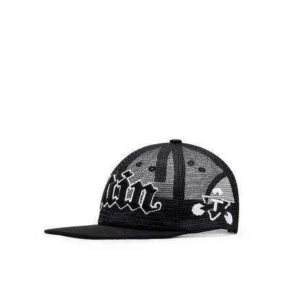 The Trilogy Tapes TTT Pain All-Over Mesh Trucker 6-Panel (Schwarz)
