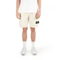 Stone Island Cotton Fleece Bermuda Cargo Shorts (Beige)