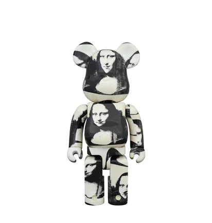 Medicom 100% + 400% Andy Warhol Mona Lisa Be@rbrick Toy