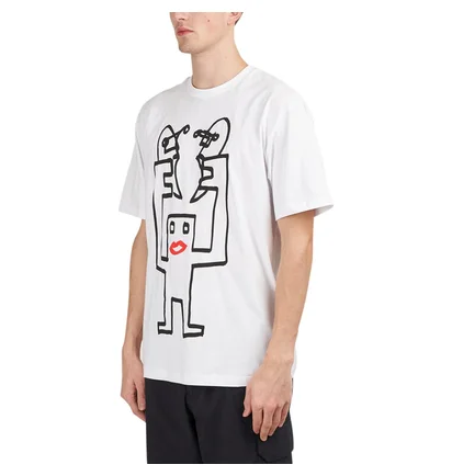 Sex Skateboard Birth T-Shirt (Weiß)