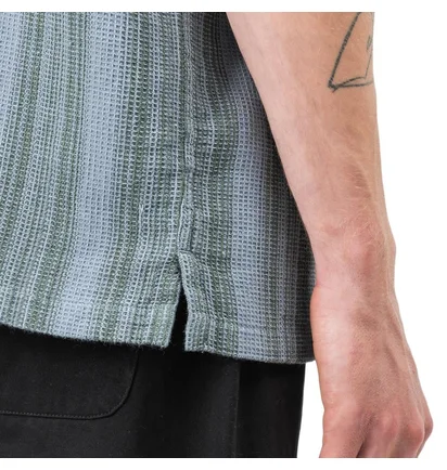 Stüssy Waffle Stripe Shirt (Blau)