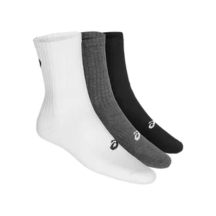 Asics Sportstyle 3PPK Crew Socks (Weiß / Grau / Schwarz) – ASICS SportStyle