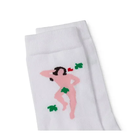 Carne Bollente Milk Snake Socken (Weiß)