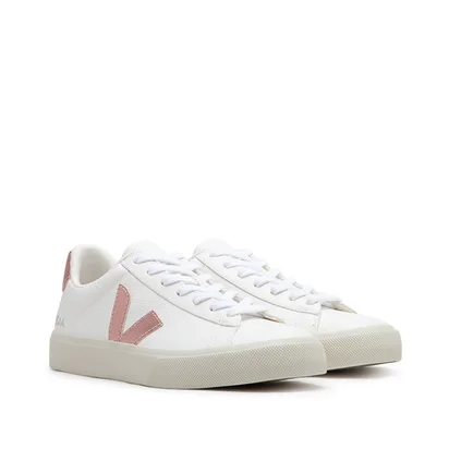 Veja WMNS Campo Chromefree Leather (Weiß / Bronze)