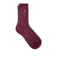 Parra Secret Flower Crew Socks (Dunkelrot)