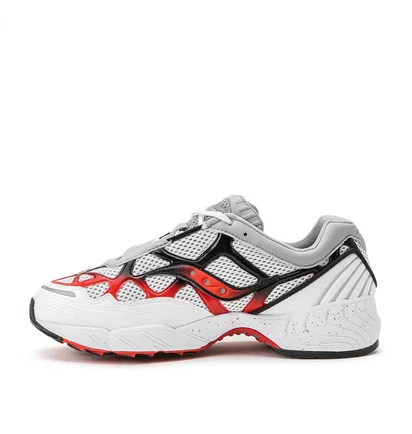 Saucony Grid Web (Weiß / Rot / Schwarz)