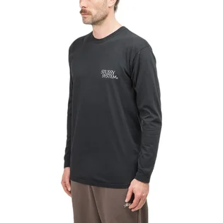 Stüssy Solar System Pig. Dyed Longsleeve (Schwarz)