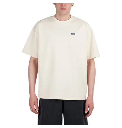Metalwood Small Logo Heavyweight T-Shirt (Beige)