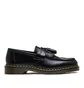 Dr. Martens Adrian Yellow Stitch Smooth Tassle Loafer (Schwarz)