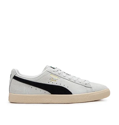 Puma Clyde Hairy Suede (Grau / Schwarz)