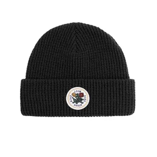 Aimé Leon Dore Waffle Knit Beanie (Schwarz)