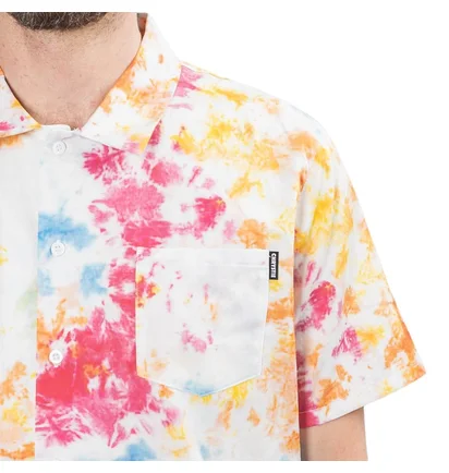 Chrystie NYC Tie Dye Button Shirt (Multi)