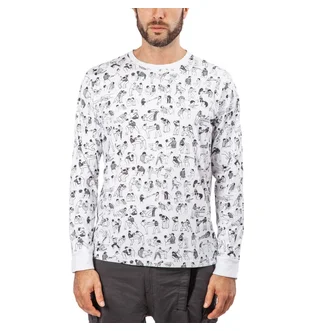 Raised by Wolves Riot Long Sleeve T-Shirt (Weiß)