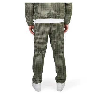 Obey Fubar Pleated Plaid Cord Pant (Grün / Grau)