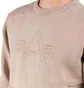 Alpha Industries Distressed Logo Pullover (Beige)