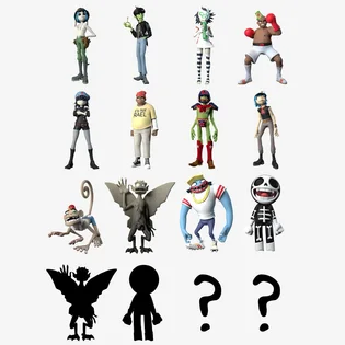 Superplastic x Gorillaz Mini Series Blind Box (Multi)