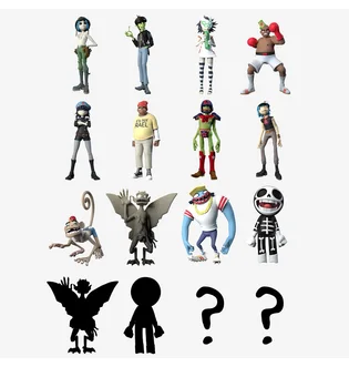 Superplastic x Gorillaz Mini Series Blind Box (Multi)