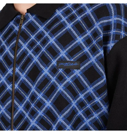 Yardsale Riviera Zip Knit (Schwarz / Blau)