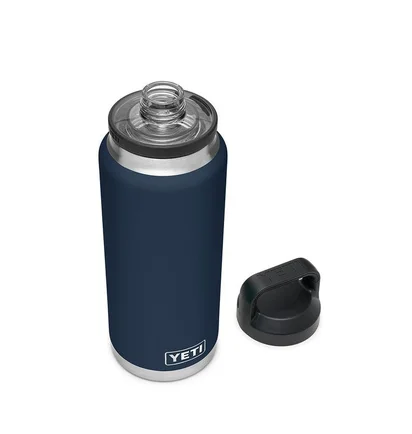 Yeti Rambler 36oz (1065ml) Flasche mit Chug Cap (Navy)