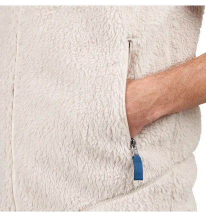 Patagonia Classic Retro-X Fleece Vest (Beige / Blau)