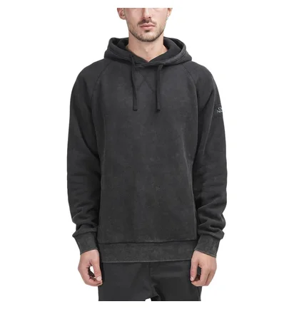 Chrystie NYC Acid Wash Crewneck (Schwarz)