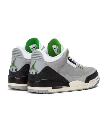 Air Jordan 3 Retro ''Chlorophyll'' (Grau)