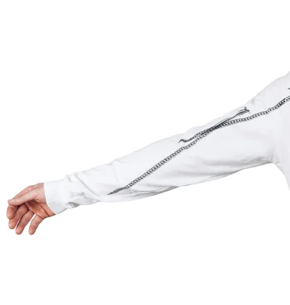 Polythene* Optics Nails Long Sleeve T-Shirt (Weiß)