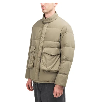 Snow Peak Recycled Nylon Ripstop Down Jacket (Beige)