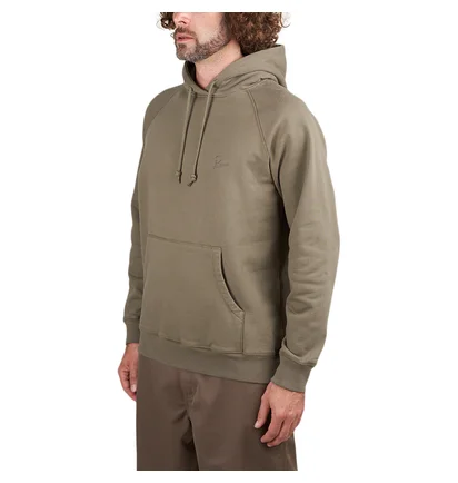 by Parra Script Logo Hooded Sweatshirt (Oliv)