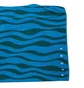 Parra Aqua Weed Waves Beach Towel (Blau / Petrol)