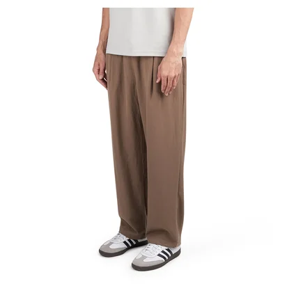 Dime Pleated Twill Pants (Braun)