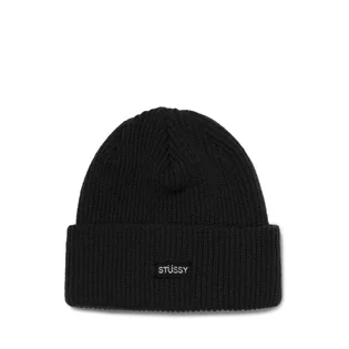 Stüssy Small Patch Watchcap Beanie (Schwarz)